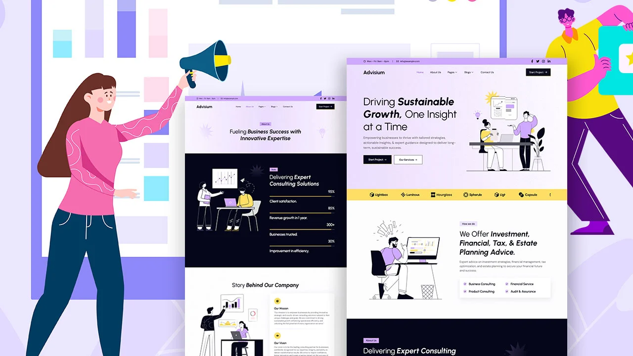 Advisium – Consultant & Consulting Elementor Template Kit