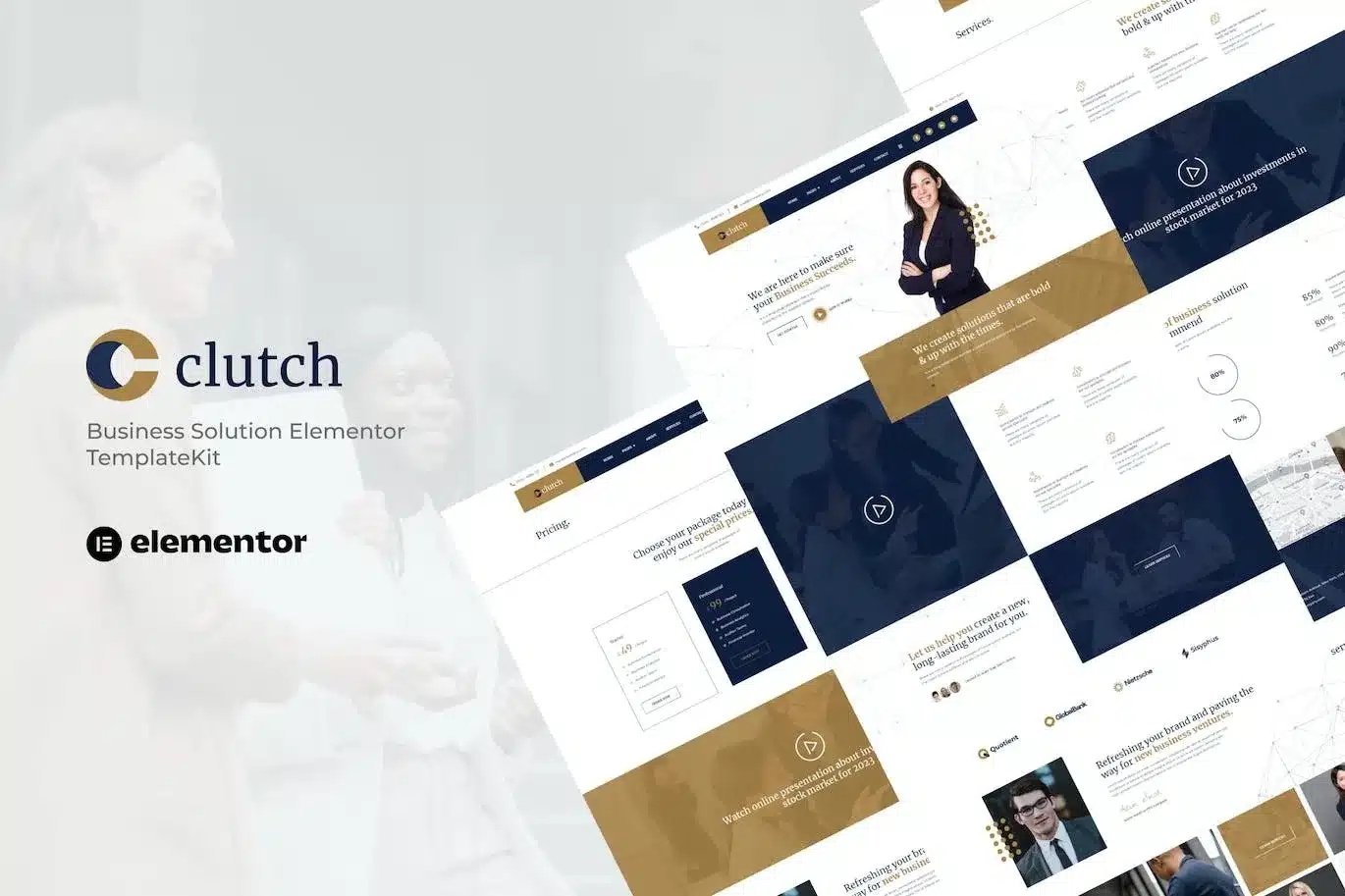 Clutch Business Solution Elementor Template Kit