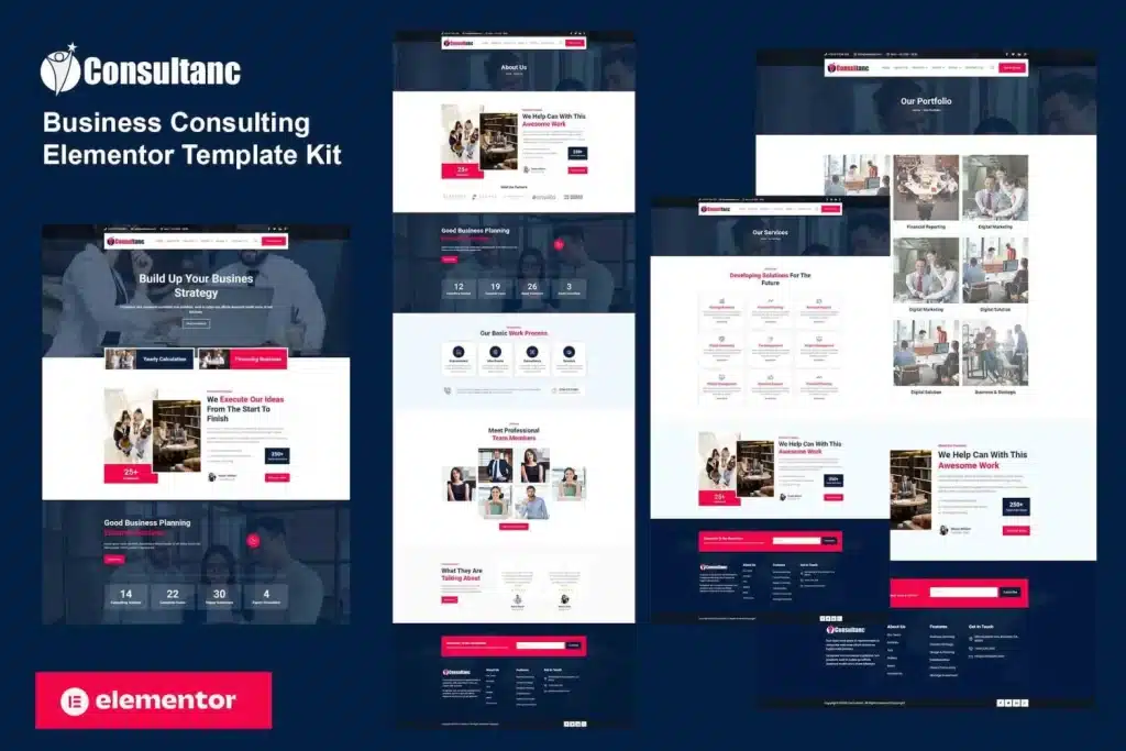 Consultanc Business Consulting Elementor Template Kit