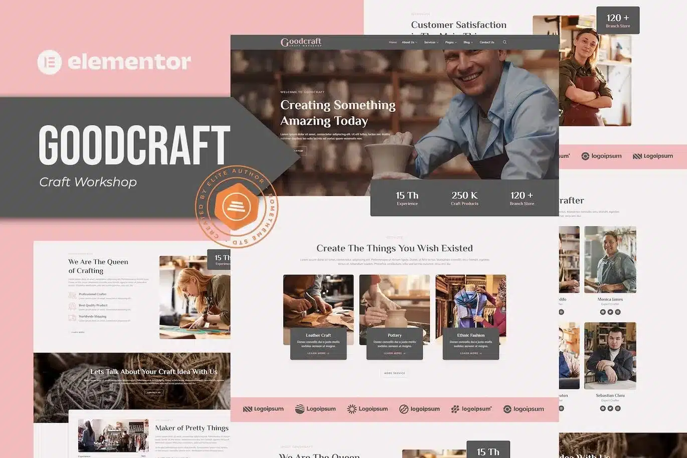 Goodcraft Craft Workshop Elementor Template Kit