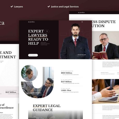 Juridica – Lawyer Attorney and Law Firm Elementor Pro Template Kit