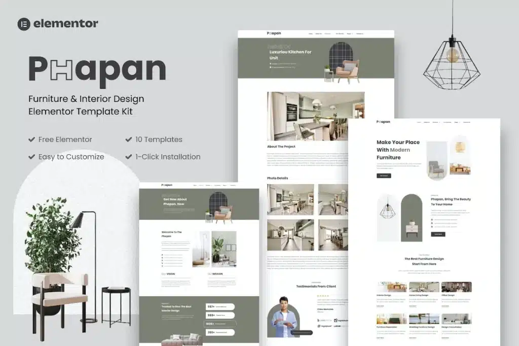 Phapan Furniture And Interior Design Template Kits