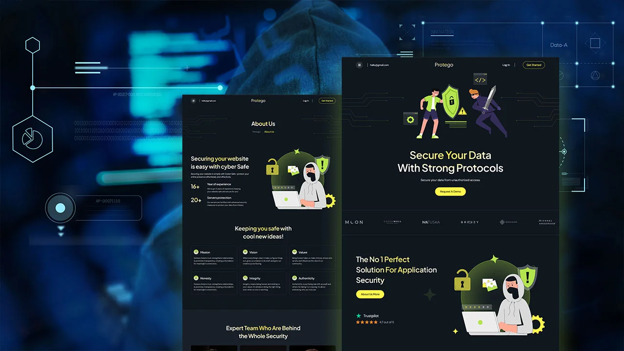 Protego – Cyber Security Services Elementor Template Kit