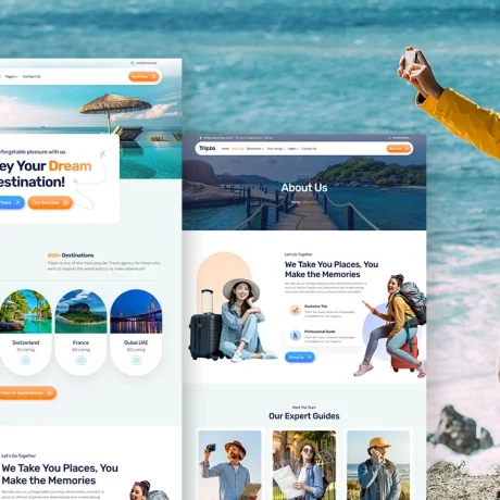 Tripzo – Tourism & Travel Agency Elementor Template Kit