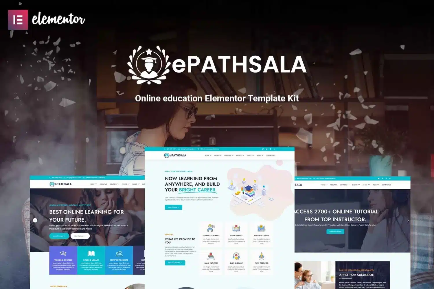 Epathsala Online Education Elementor Template Kit