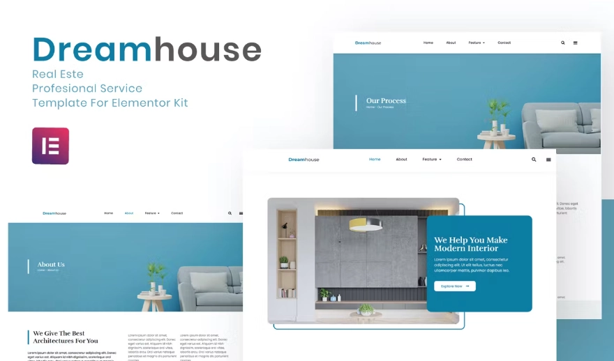 Dreamhouse – Real Estate Elementor Template