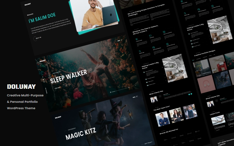 Dolunay – Creative Multi-Purpose & Personal Portfolio WordPress Theme