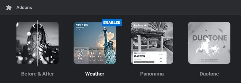 Slider Revolution Weather Add-on