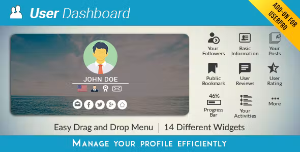UserPro Dashboard Addon