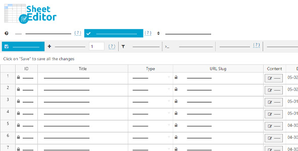 WP Sheet Editor WordPress Plugin