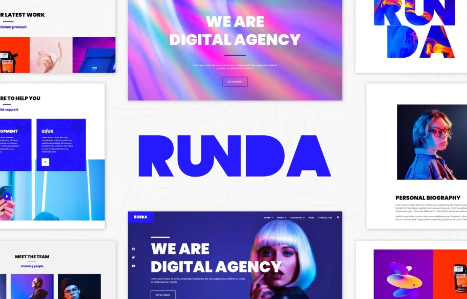 Runda – Creative Agency Elementor Template