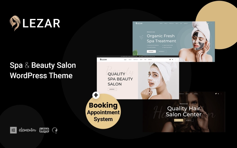 Lezar – Spa and Beauty Salon WordPress Theme