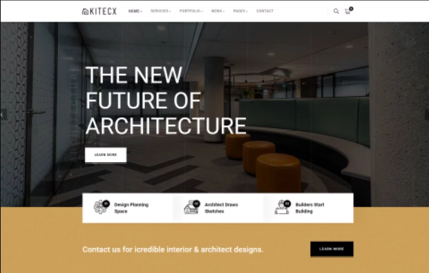Kitecx – Architecture & Interior WordPress Theme