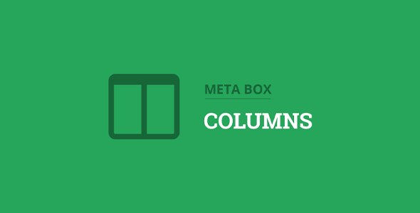 Meta Box Columns Extension