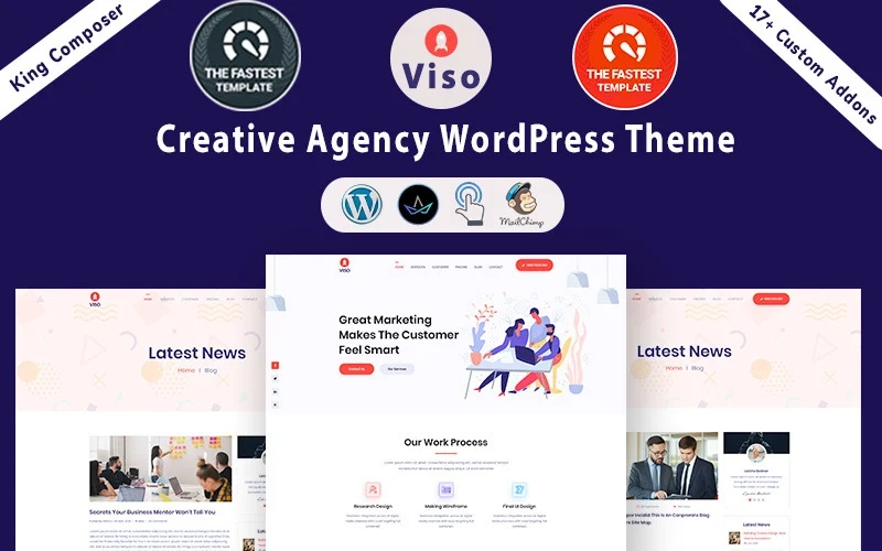 VISO – Creative Agency WordPress Theme