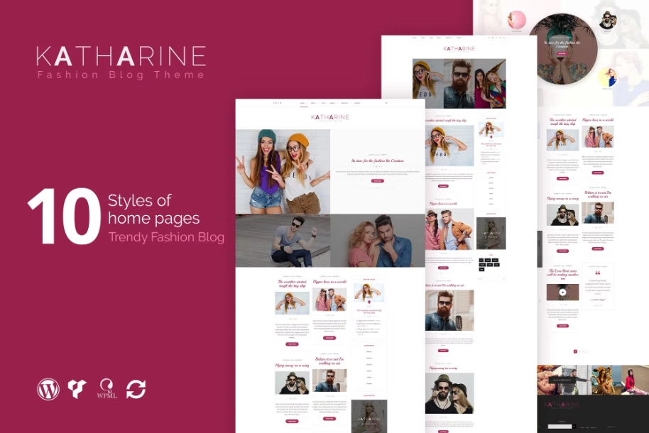 Katharine – Modern Fashion Blog WordPress Theme