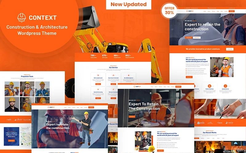 Context – Construction and Architecture Responsive WordPress Theme