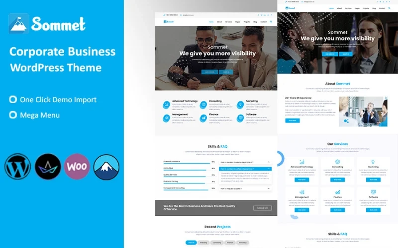 Sommet – Corporate Business WordPress Theme