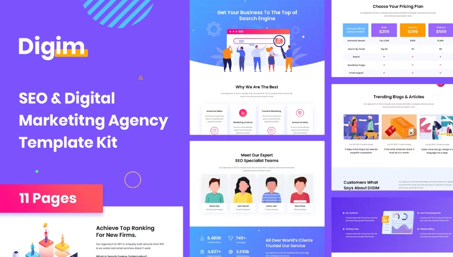 Digim – SEO & Digital Marketing Template