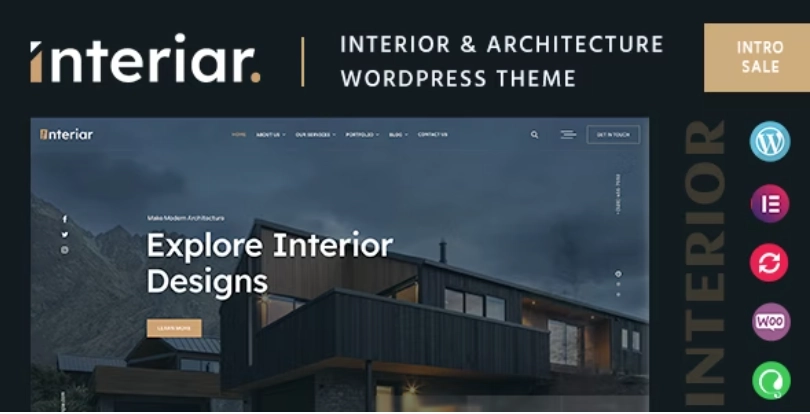 Interiar – Interior Design WordPress Theme