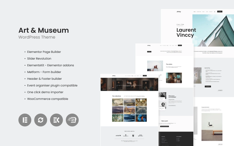 Artey – Art & Museum WordPress Theme