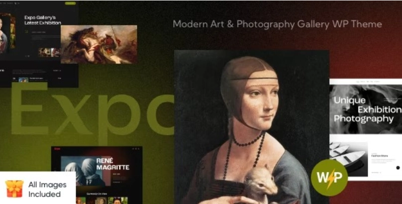 Expo  – Modern Art & Photography Gallery WordPress Theme