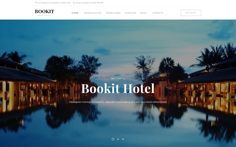 Bookit – Small Hotel WordPress Theme