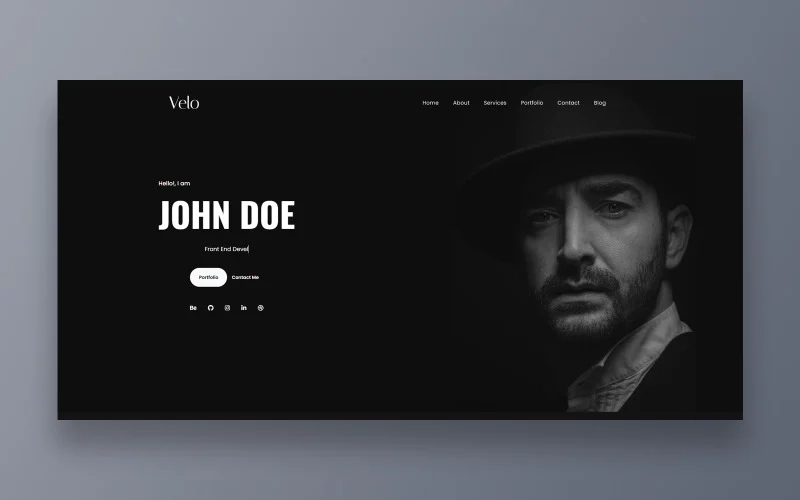 Velo – Personal Freelancer Portfolio Wordpress Theme WordPress Theme