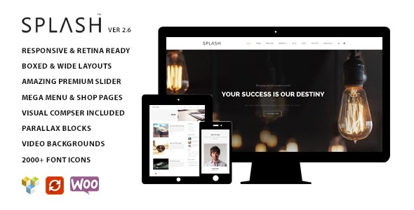 Splash – Multipurpose Wordpress Theme
