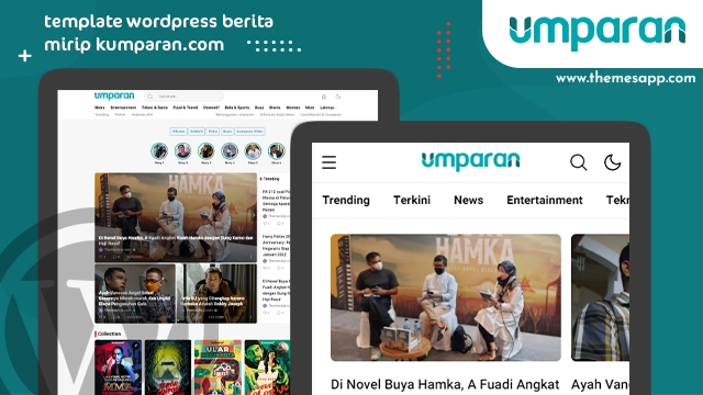 UmparanWP, Template WordPress Berita Mirip Kumparan.com
