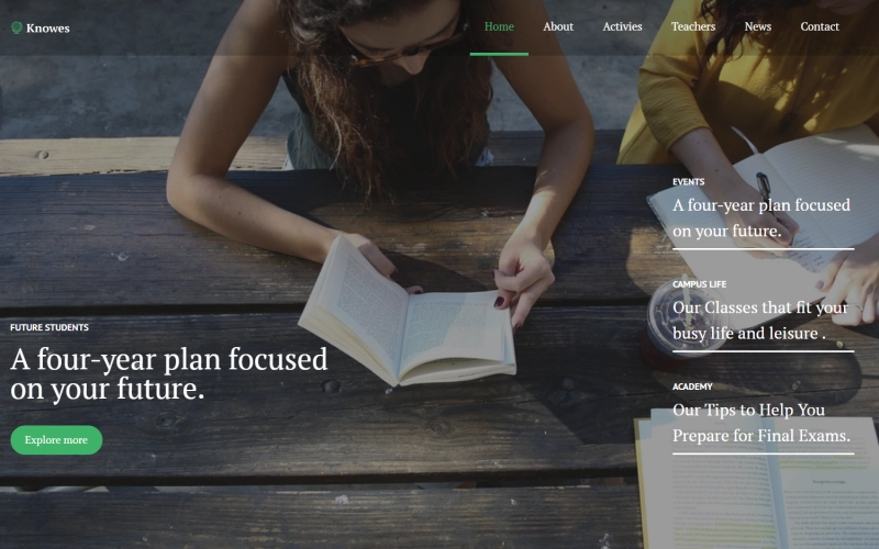 Knowes – Education Multipurpose Modern WordPress Elementor Theme WordPress Theme