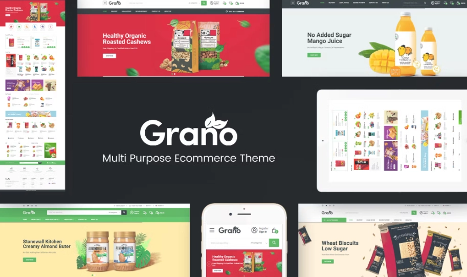 Grano – Organic & Food WordPress Theme