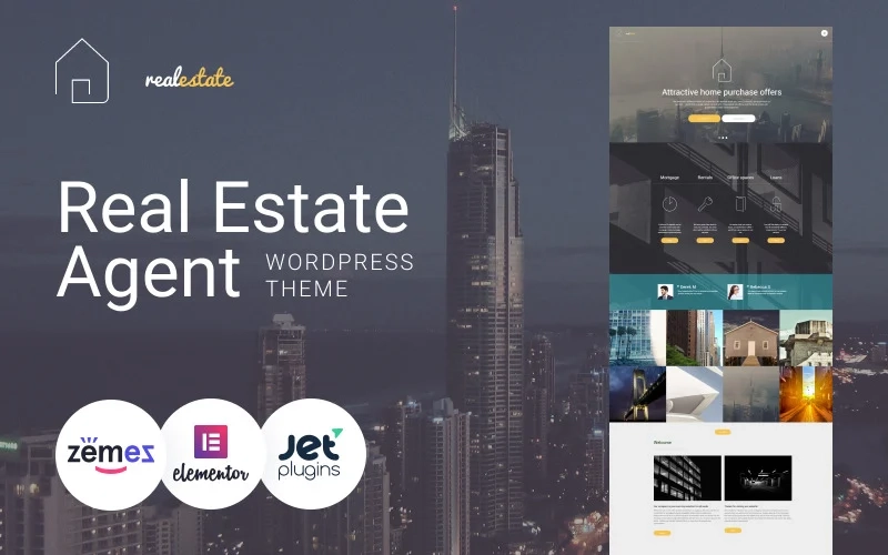Real Estate – Real Estate Agent WordPress Theme