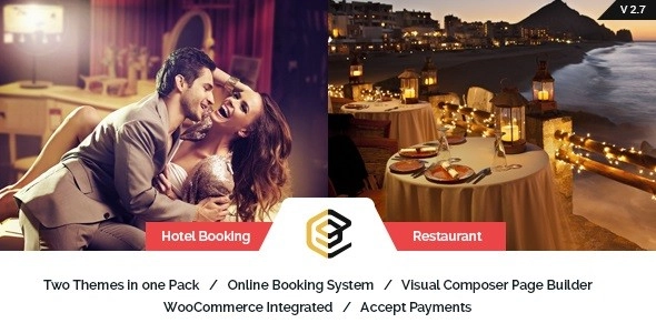 Restaurant and Hotel WordPress Theme – Pearl
