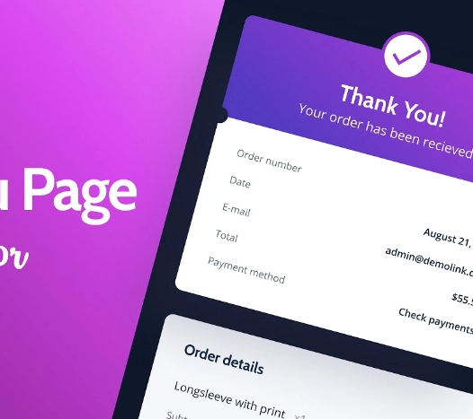 WooCommerce Thank You Pages