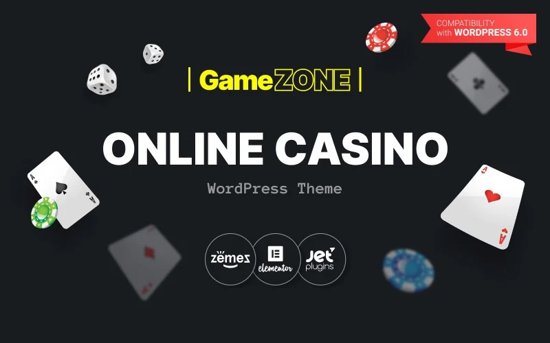 GameZone – Online Casino WordPress theme WordPress Theme