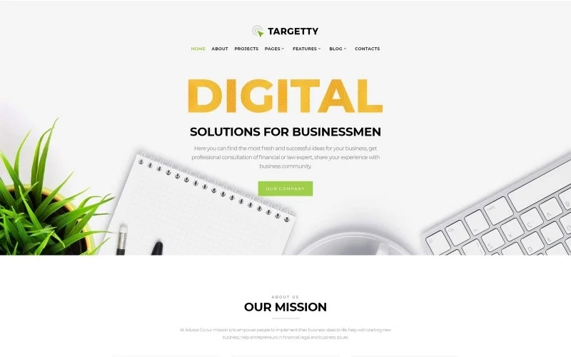 Targetty – Fancy Advertising Agency WordPress Elementor Theme WordPress Theme