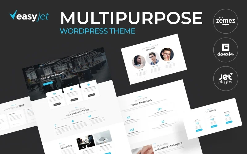 EasyJet – Multi Homepage WordPress Theme