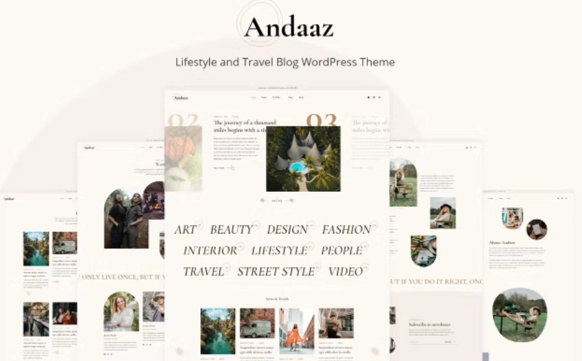 Andaaz – Lifestyle and Travel Blog WordPress Theme