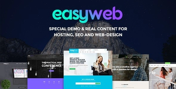 EasyWeb – WP Theme For Hosting, SEO and Web-design Agencies
