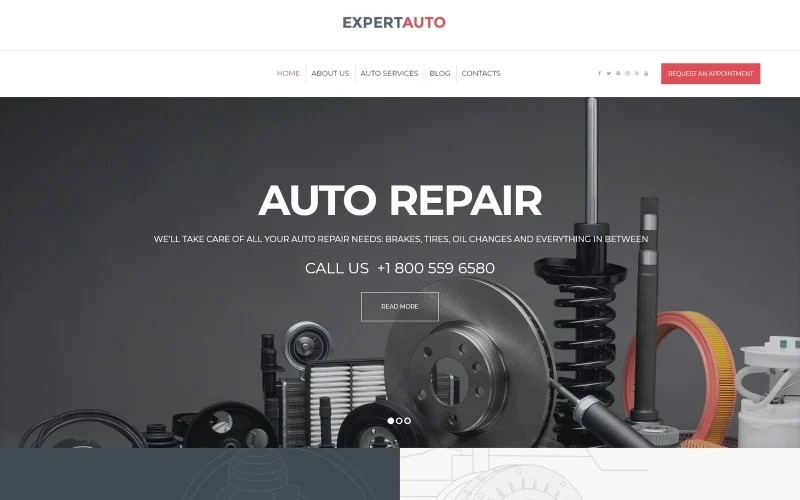 ExpertAuto – Mechanic WordPress Theme