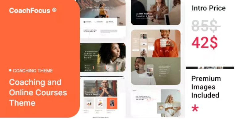 CoachFocus – Coaching & Online Courses WordPress Theme
