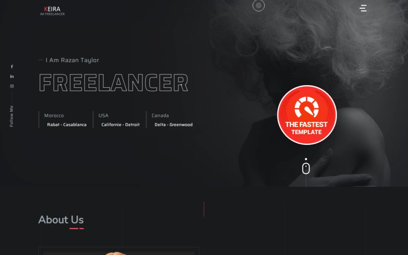 Keira – Personal Portfolio WordPress Theme
