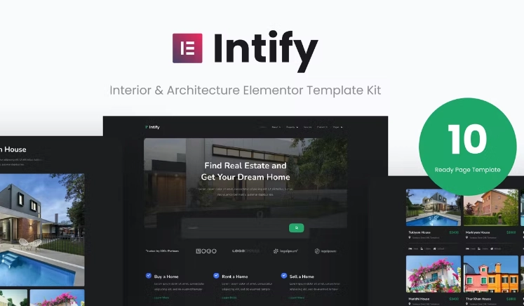 Intify – Real Estate Elementor Template