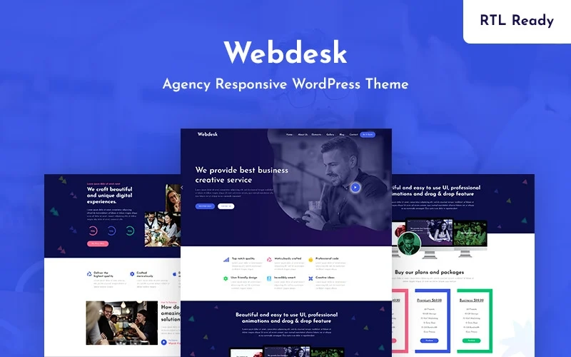 Webdesk – Agency Responsive WordPress Theme