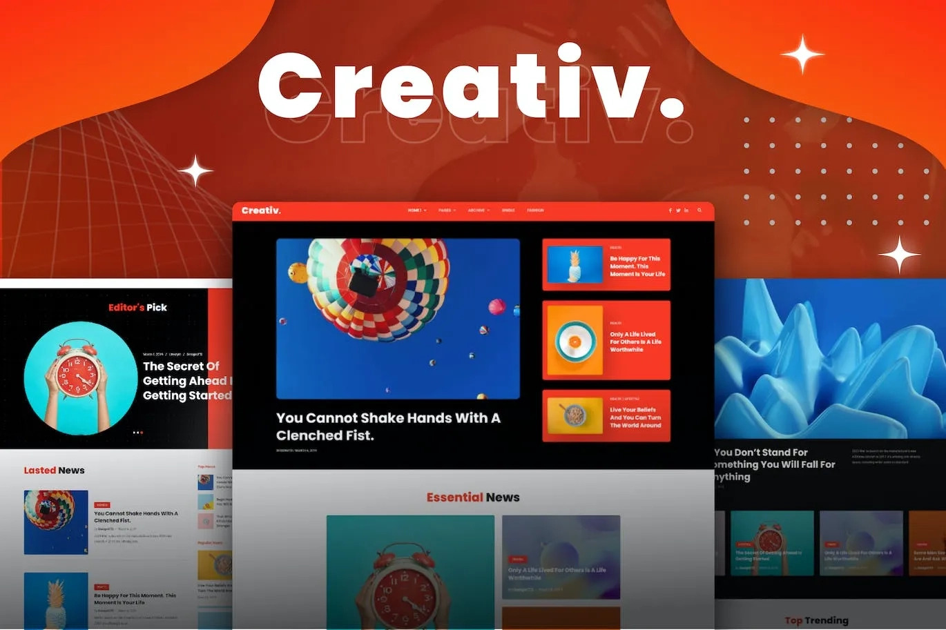Creativ – Ultimate Blog & Magazine Elementor Pro Template