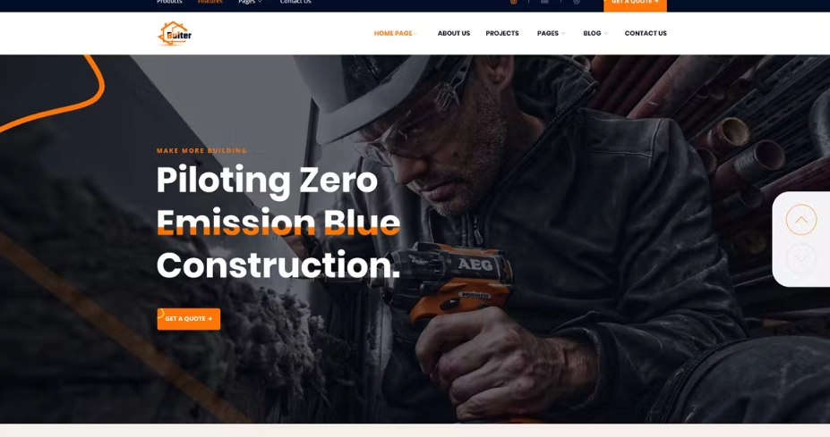 Bulter – Clean Construction Template