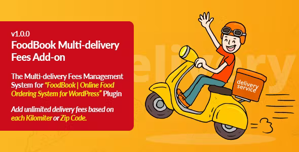 FoodBook Multi-delivery Fees Addon