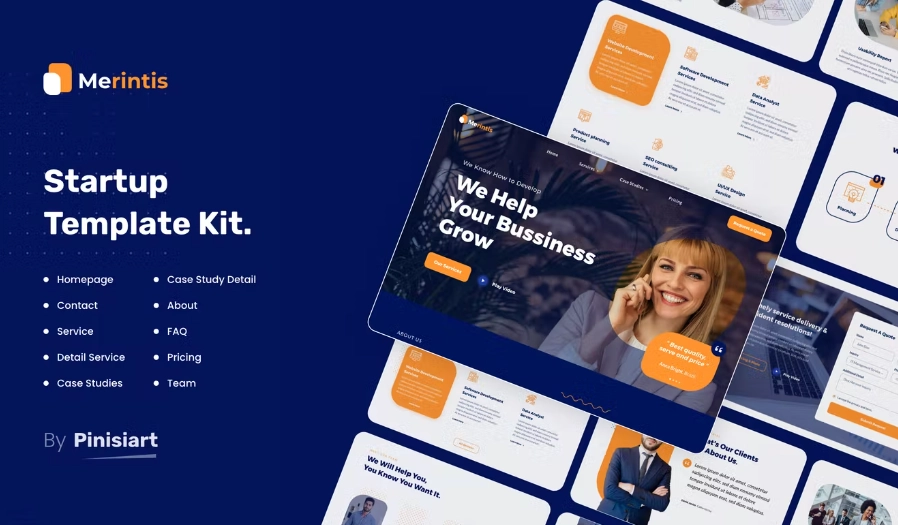 Merintis – SaaS & Startup Elementor Template