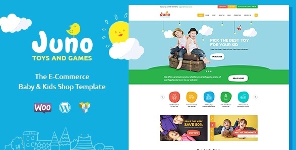 Juno | Kids Toys & Games Store WordPress Theme